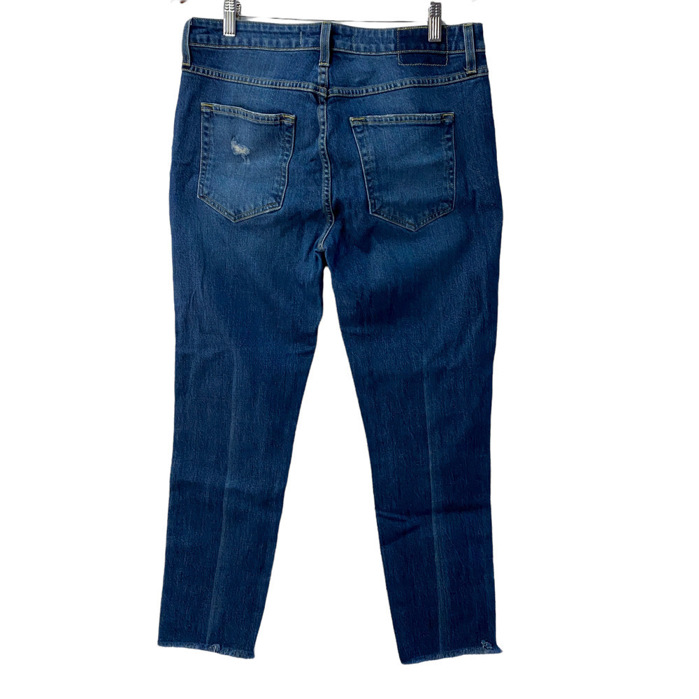 AMO Jeans stix crop mojave size 30 Skinny ankle raw hem - Picture 4 of 12